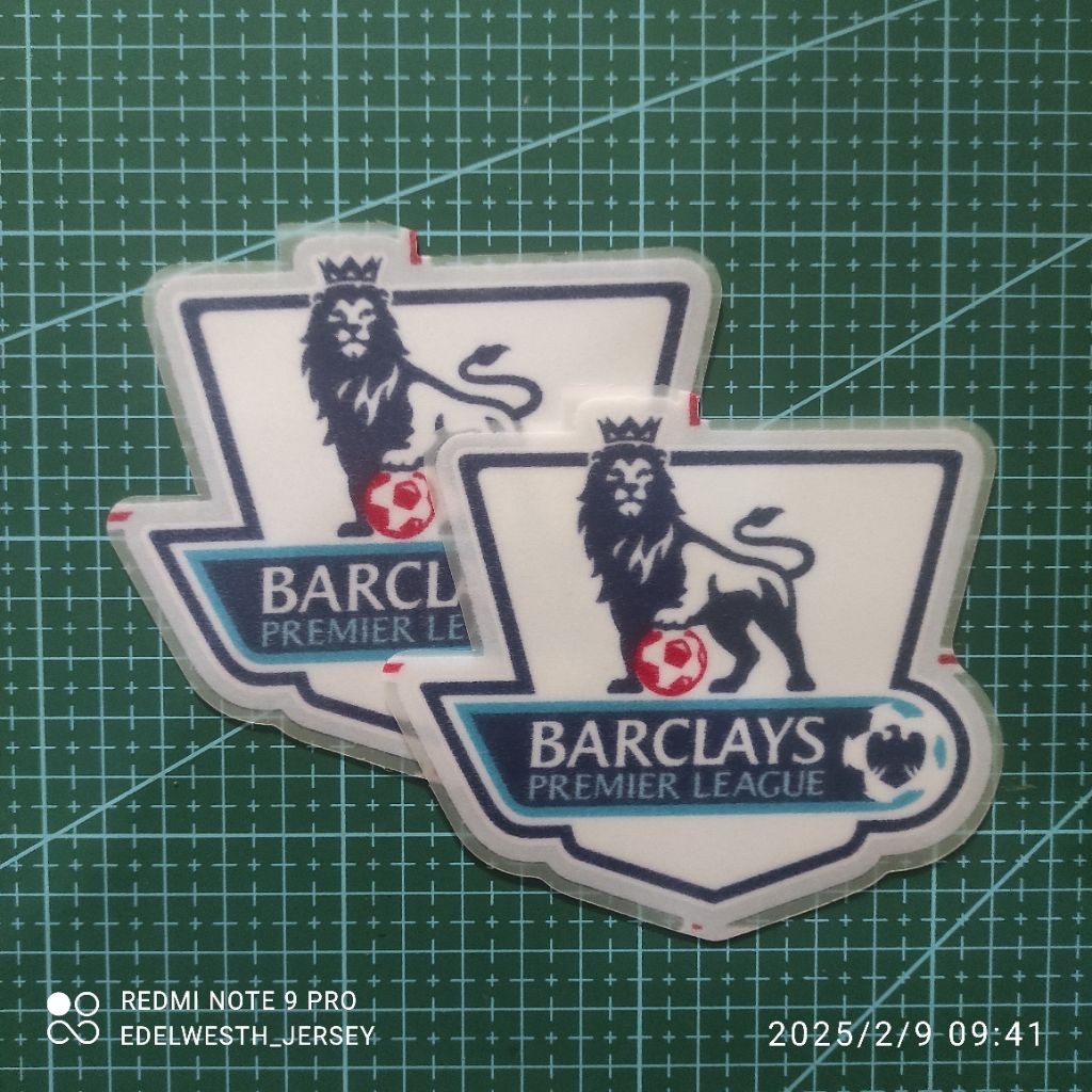 PATCH/BADGE/EMBLEM LIGA INGGRIS BPL 2007-2013 REMAKE Hk [Harga Sepasang]