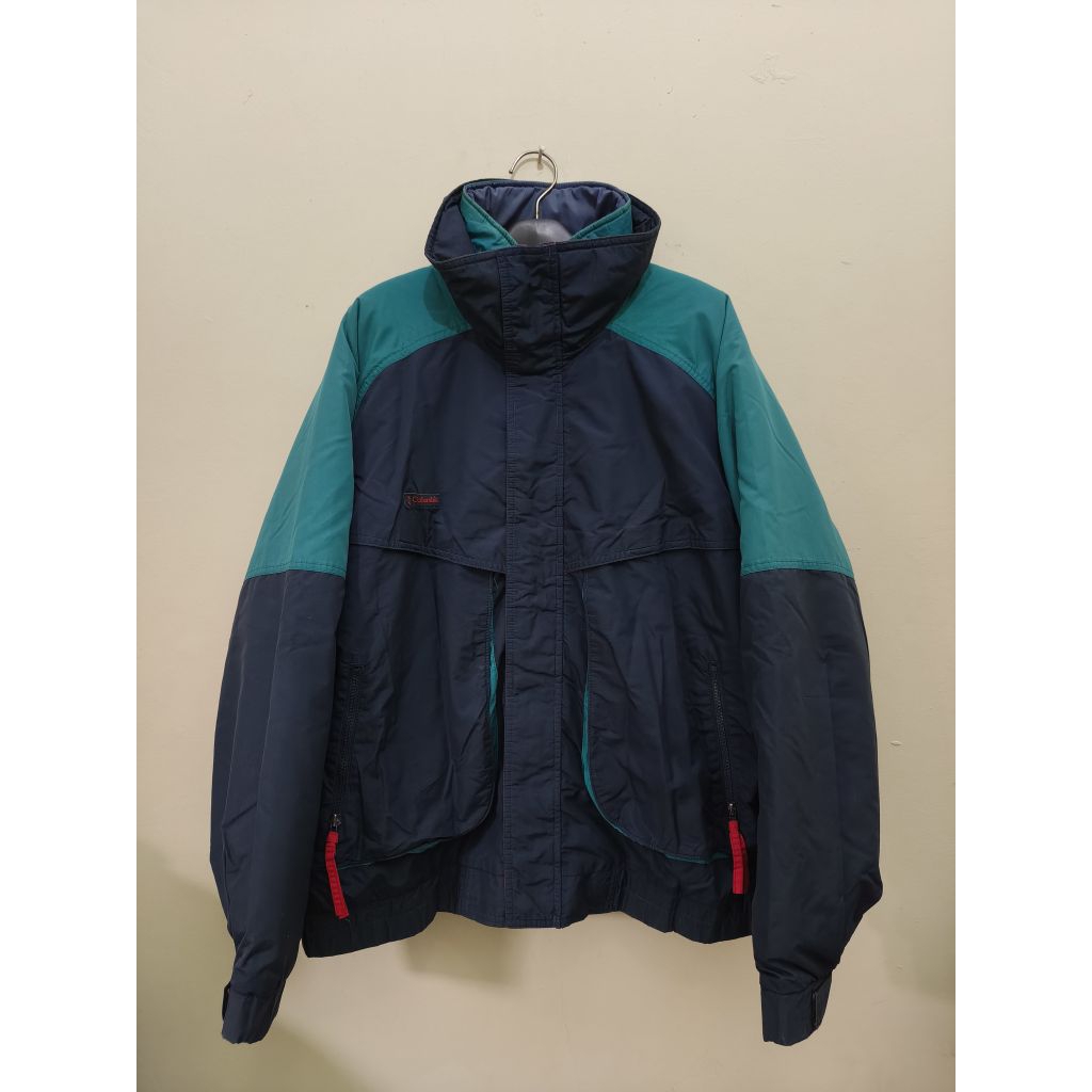 jacket jaket outdoor columbia powder keg multi colour 2 in 1 vintage second original rare langka
