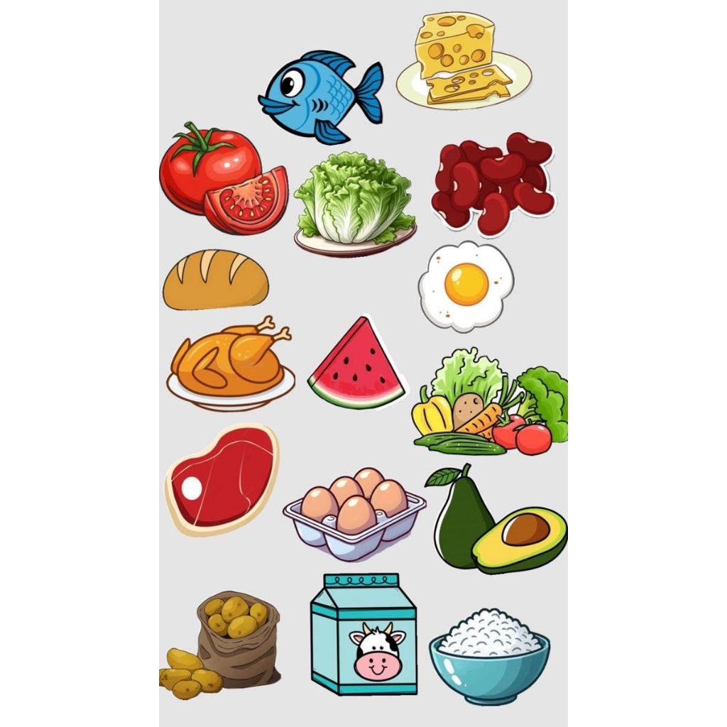 sticker makanan,stiker anak,mainan anak,stiker lucu,stiker hp,stiker helm,stiker tempel,stiker buku