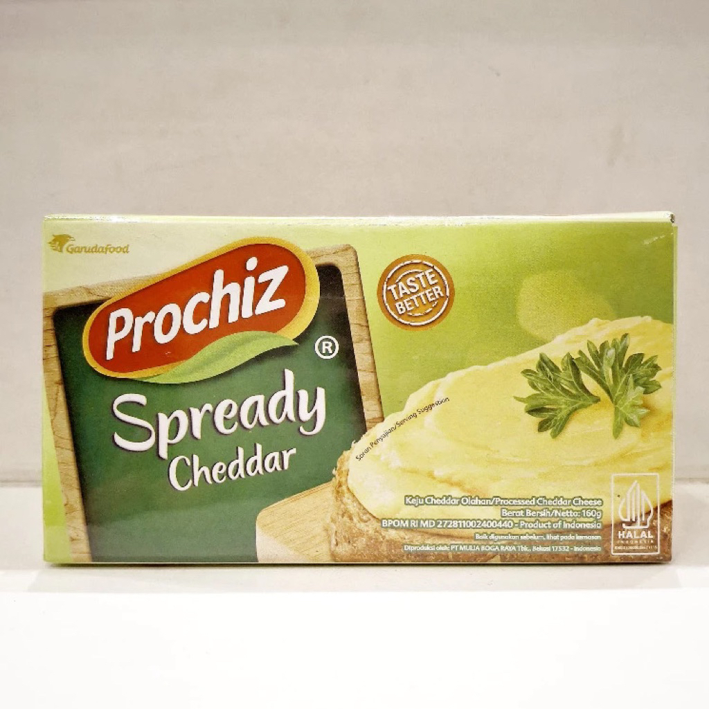 

Keju Oles Viral prochiz Spready Cheddar Cheese Olahan 160gr