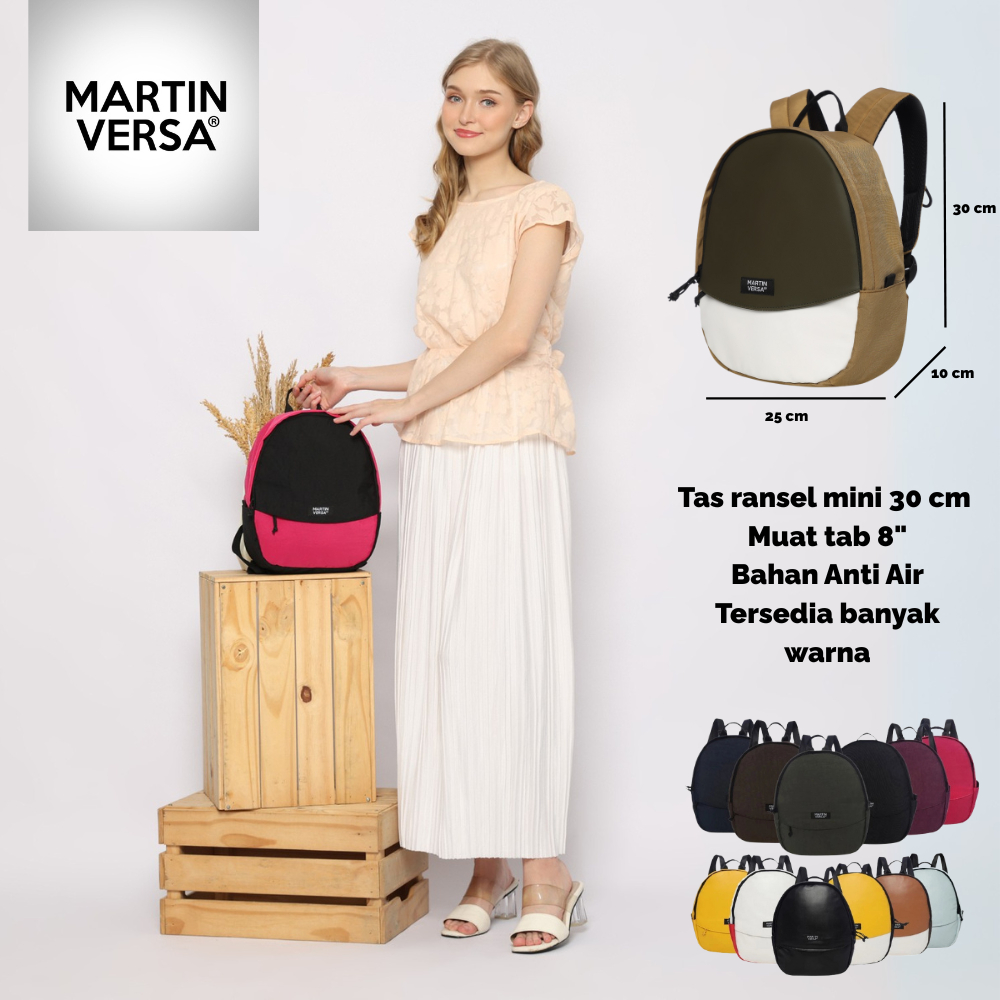 MARTIN VERSA JENNIE Tas Ransel Wanita Backpack-sekolah