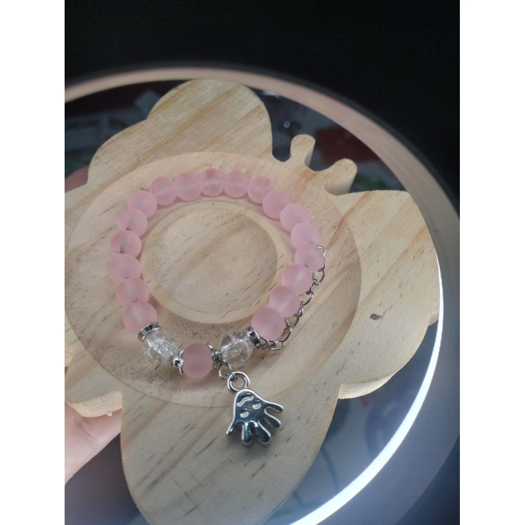 Gelang Manik Manik Premium Batu Kristal