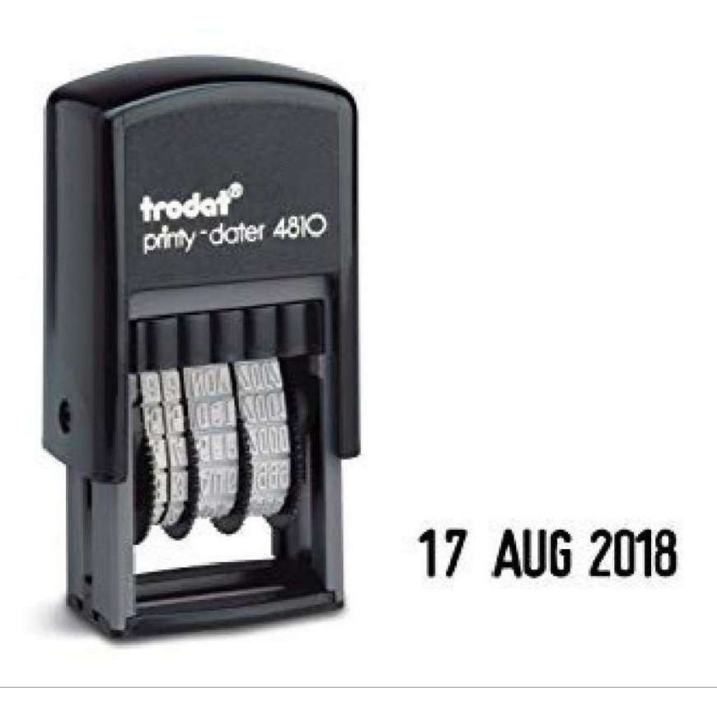 Stempel Trodat 4810 Stempel Tanggal Otomatis / Dater Otomatis