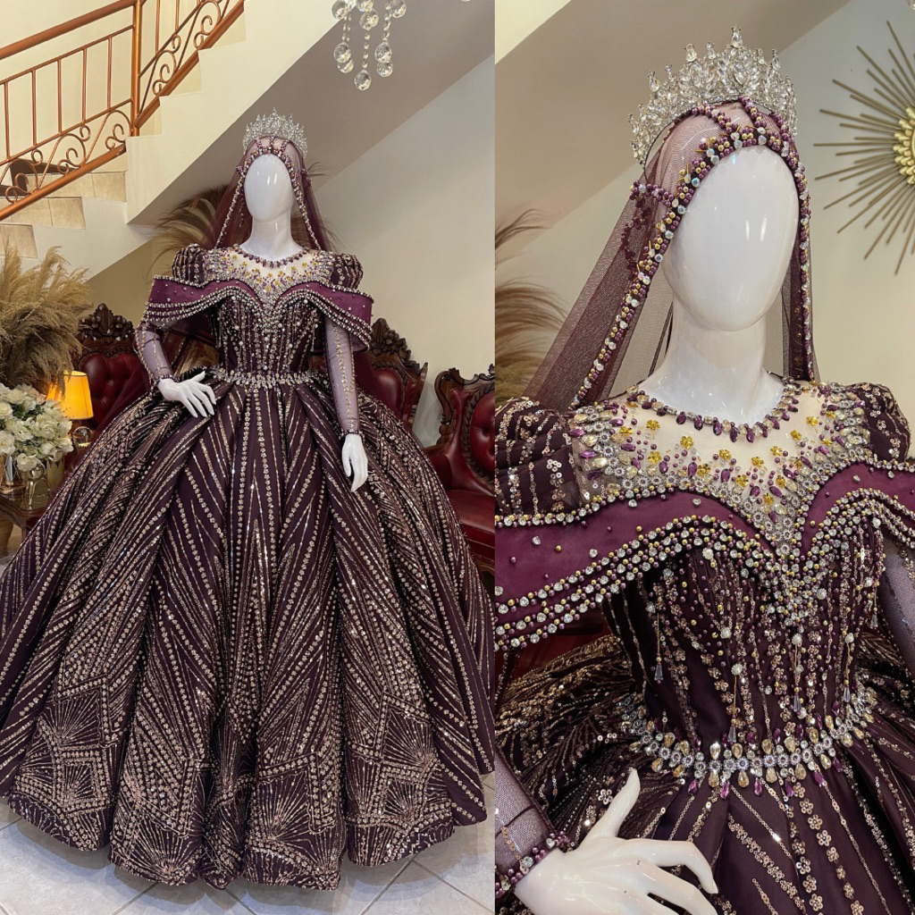 Gaun pengantin premium | Gaun pengantin mewah elegan | Gaun pengantin wedding | Gaun pengantin