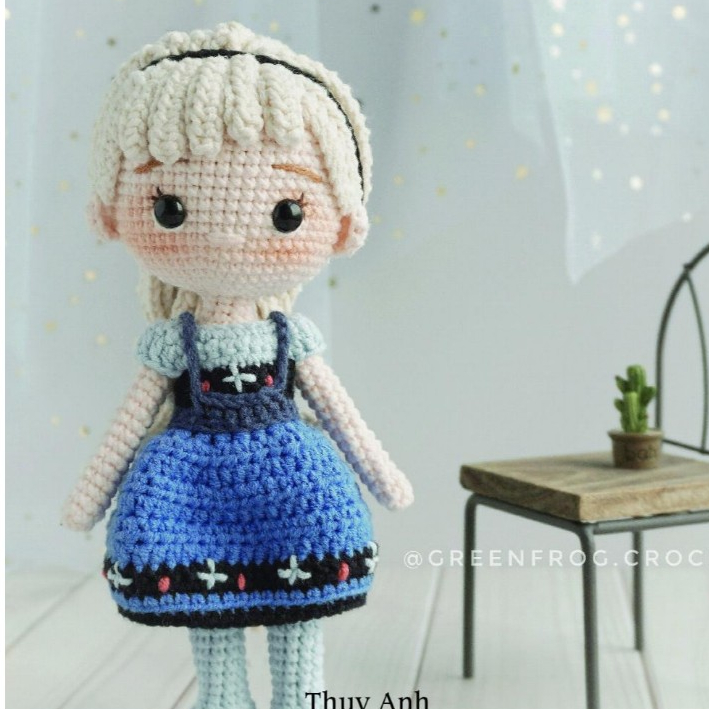 Pattern Amigurumi Elsa Frozen
