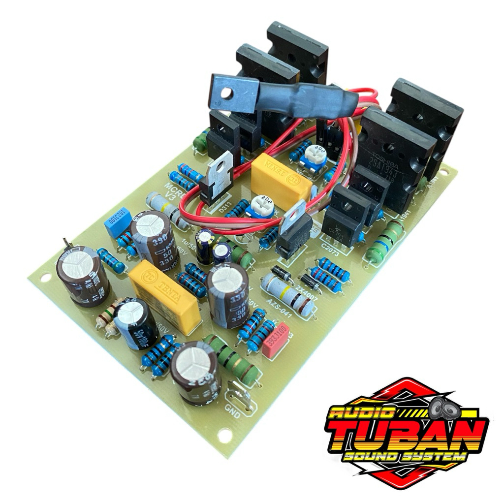 DRIVER MCRD V3 FLAT CLARITY BASS NENDANG MODIF LAPANGAN pcb fr4