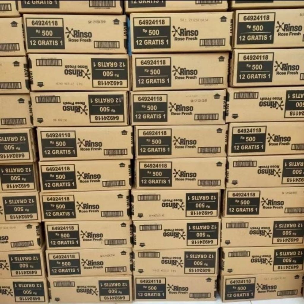 3 DUS RINSO CAIR 104 SACHET GROSIR RINSO ANTI NODA RINSO WANGI RINSO 500 RINSO RENCENG