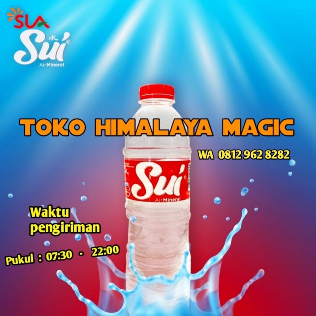 Air mineral Sui  kemasan botol 600 ML