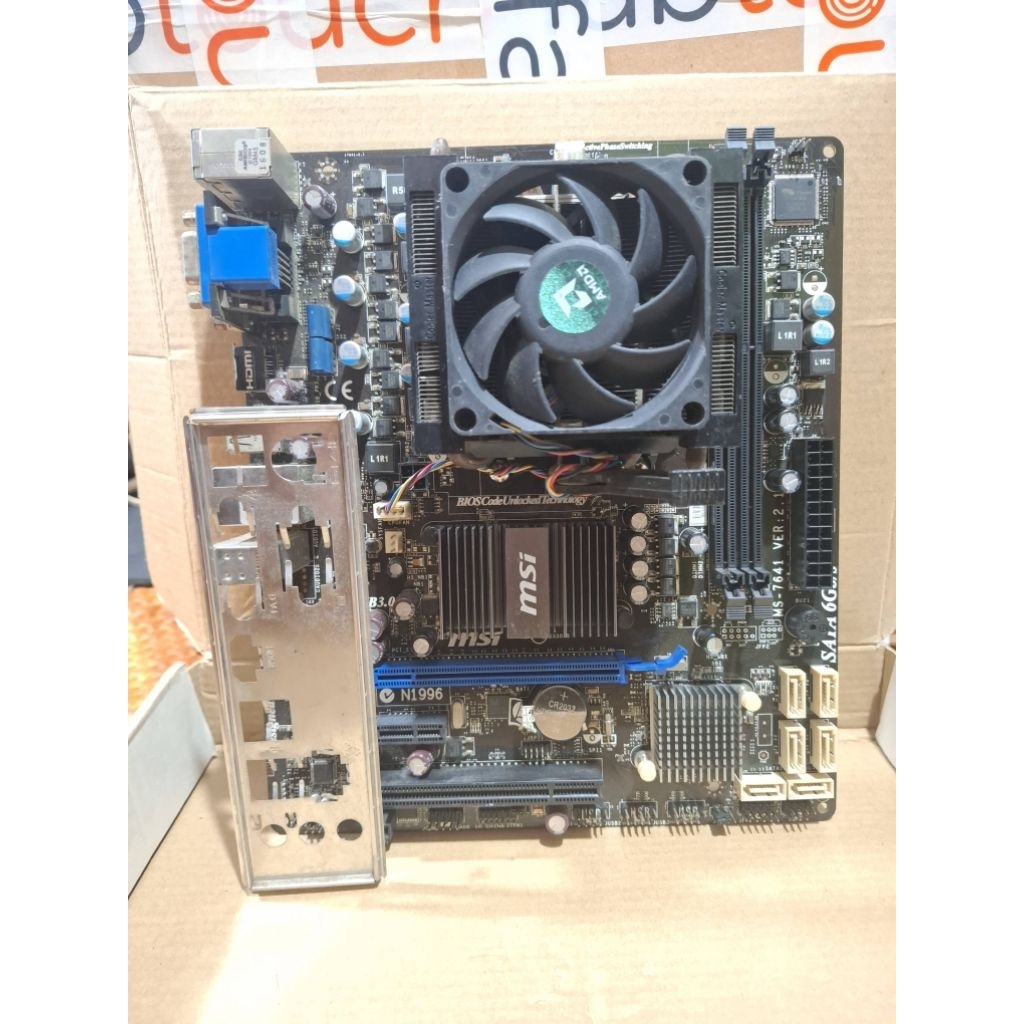 Paketan Motherboard MSI Soket AM3+ Processor FX 8320 HSF