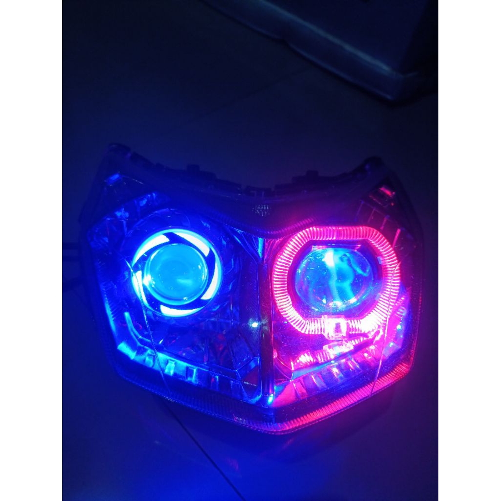 headlamp supra x125 fi custom