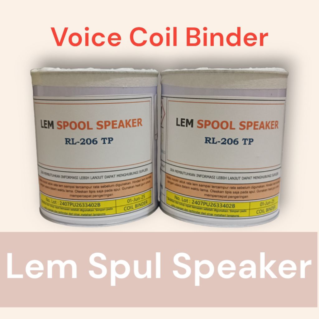 Lem Spul Speaker  Voice Coil Binder Profesional untuk Perekat Spul ke Mika tahan panas dan stabil
