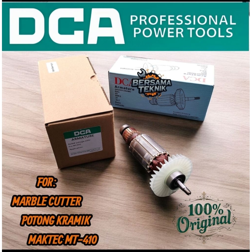 DCA ARMATURE Mesin Potong Kramik Granit Kodok Maktec MT410/ Armatur DCA Angker Dinamo Mesin Marble C