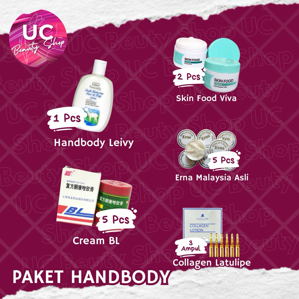 Paket Bahan HB Pencerah // Paket Hb Leivy 270ml