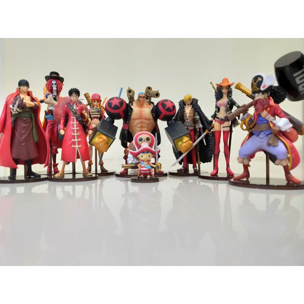 Styling Set One Piece Strawhat Strawhat Pirate Egghead Luffy, Zoro, Nami, Sanji, Ussop, Chopper, Rob