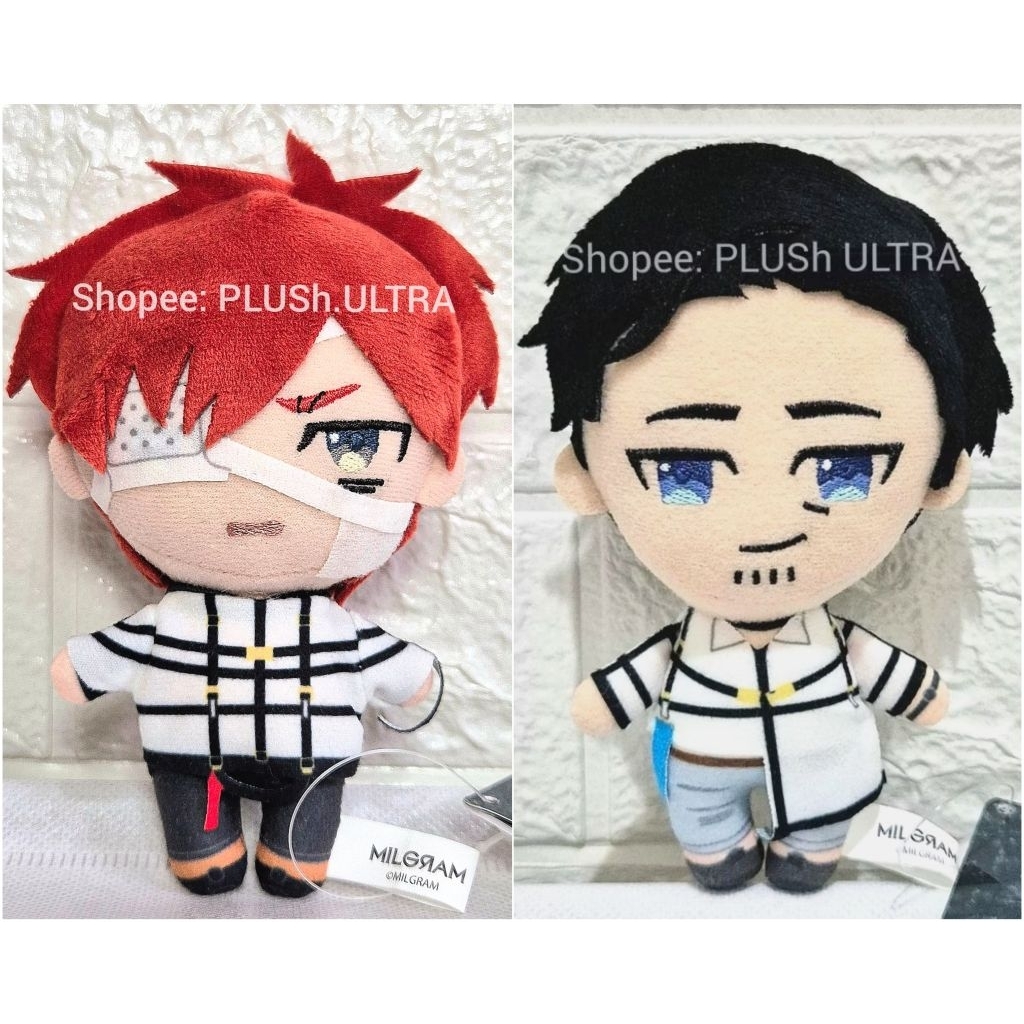 Es Muu Mikoto Milgram Anime Plush Doll Keychain Gantungan Kunci Ganci Boneka pin