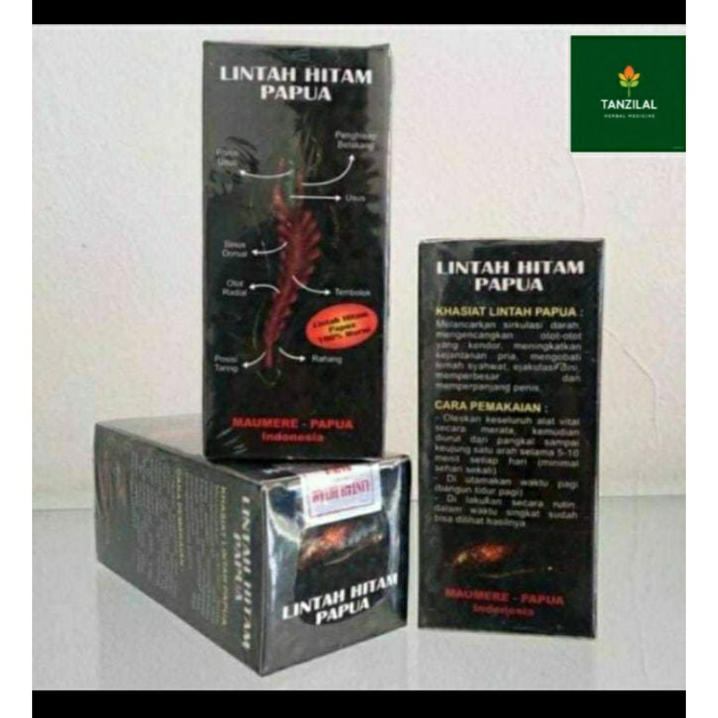 Minyak Lintah Hitam Papua Asli 100% Minyak Lintah Original 100% asli Minyak Lintah