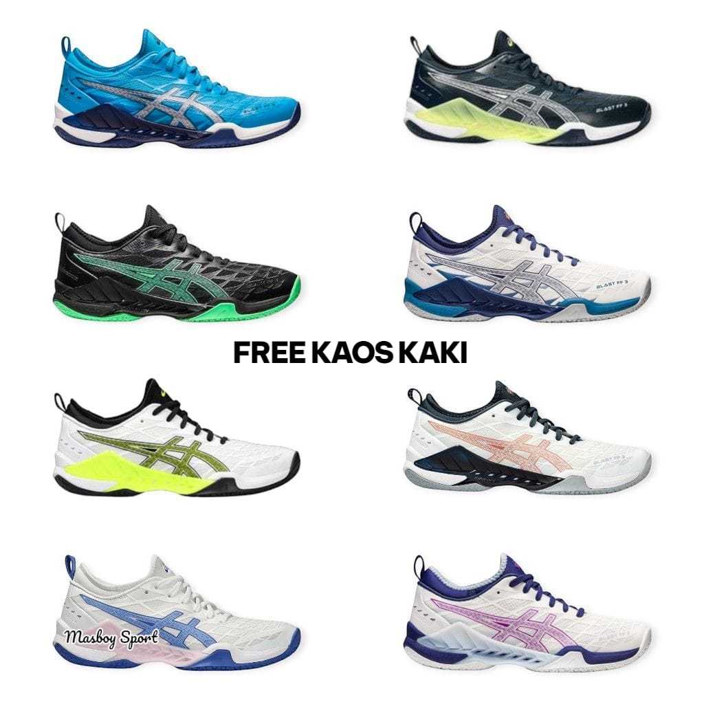 Sepatu Olahraga Badminton Blast ff 3 Terlaris / Sepatu Badminton Terbaru Blast ff 3 Low Free Kaos Ka