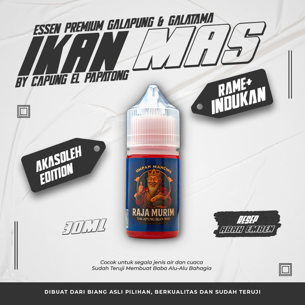 ESSEN IKAN MAS TOP Raja Murim  Essen Premium Galatama Ikan Mas Super Macok