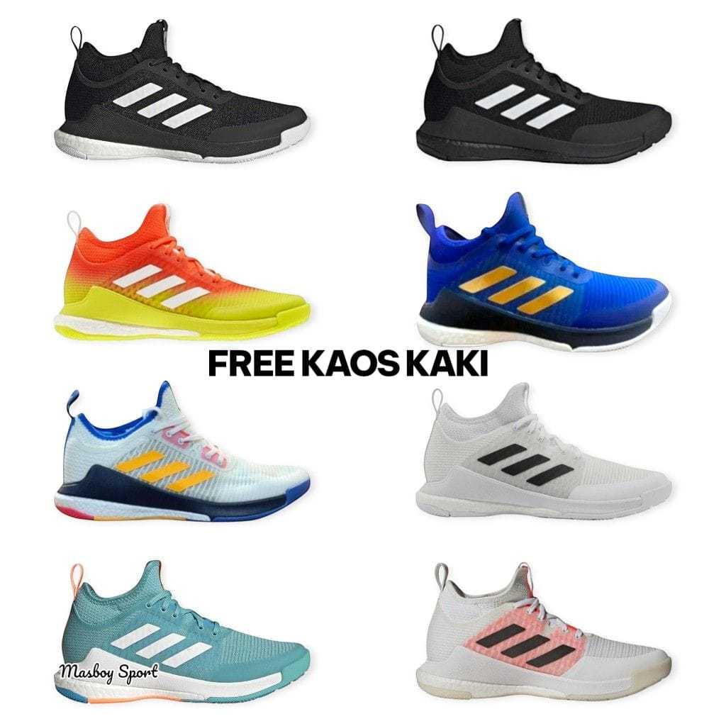 Sepatu Olahraga Voli Adidas Crazyflight Mid Grade Ori / Sepatu Voli Adidas Crazyflight Berdecit Free