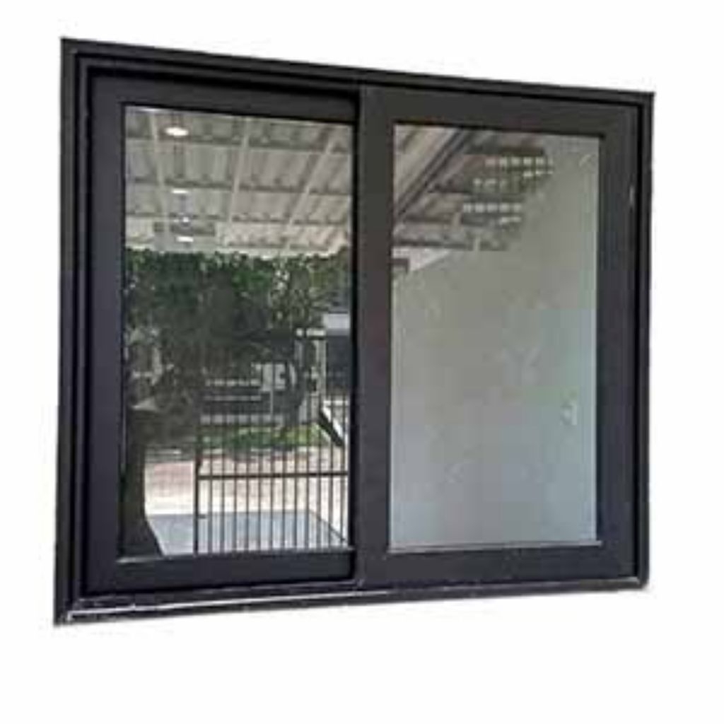 jendela kaca mati aluminium