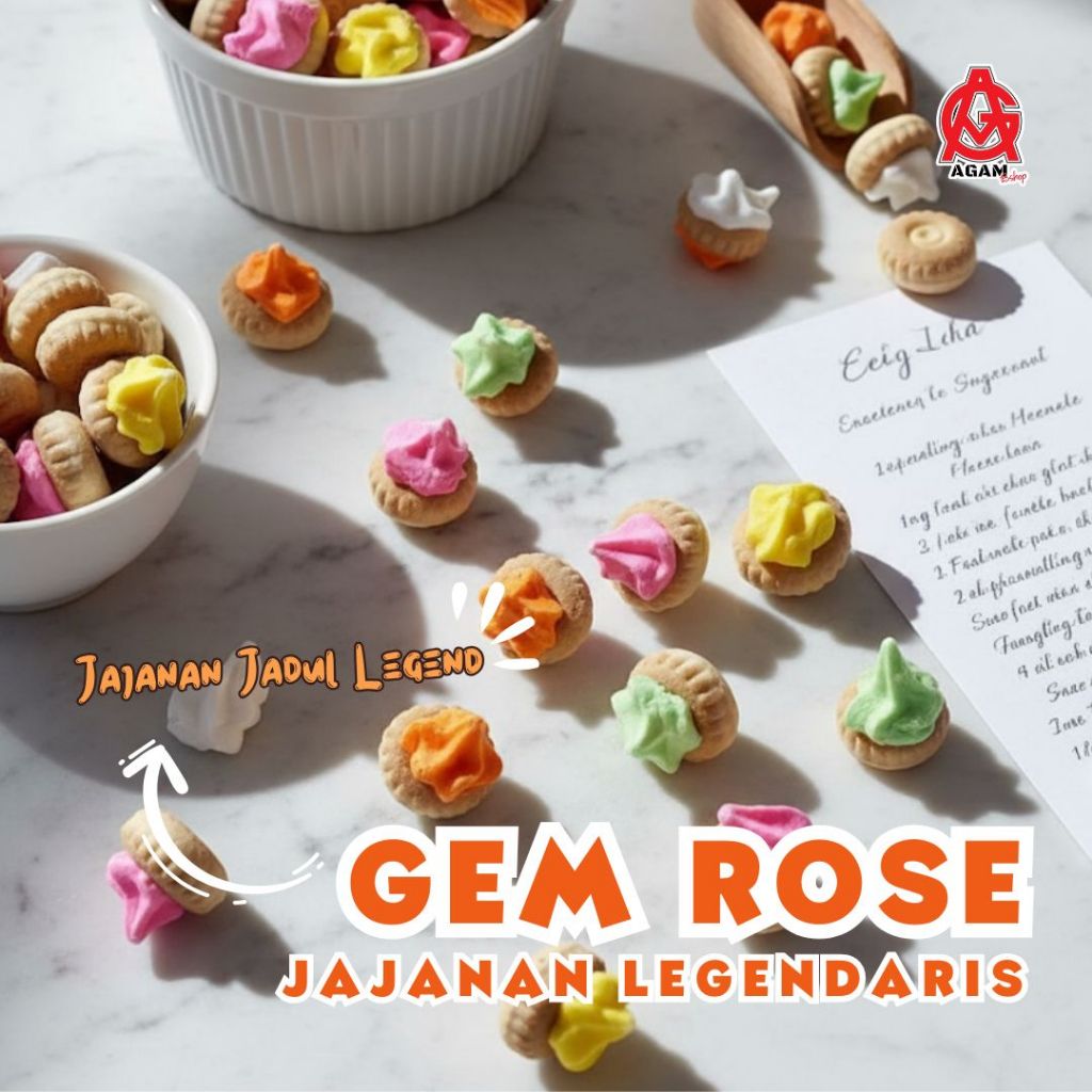 Biskuit Gem / Kue Monas / Kue Lebaran Jadul  / SNACK JAJANAN CEMILAN JADUL / AGAM BSHOP