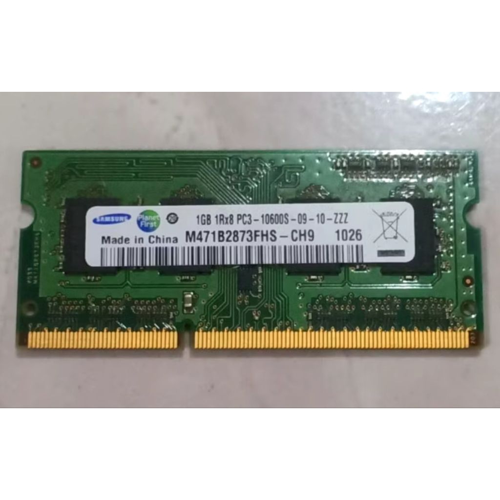 ram laptop DDR3 1gb