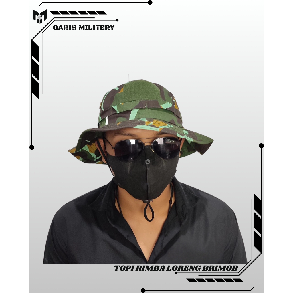 Topi import Topi Rimba Army | Topi Jungle Hat Tactical | Topi Gunung Outdoor | Topi Bucket | Topi Ad