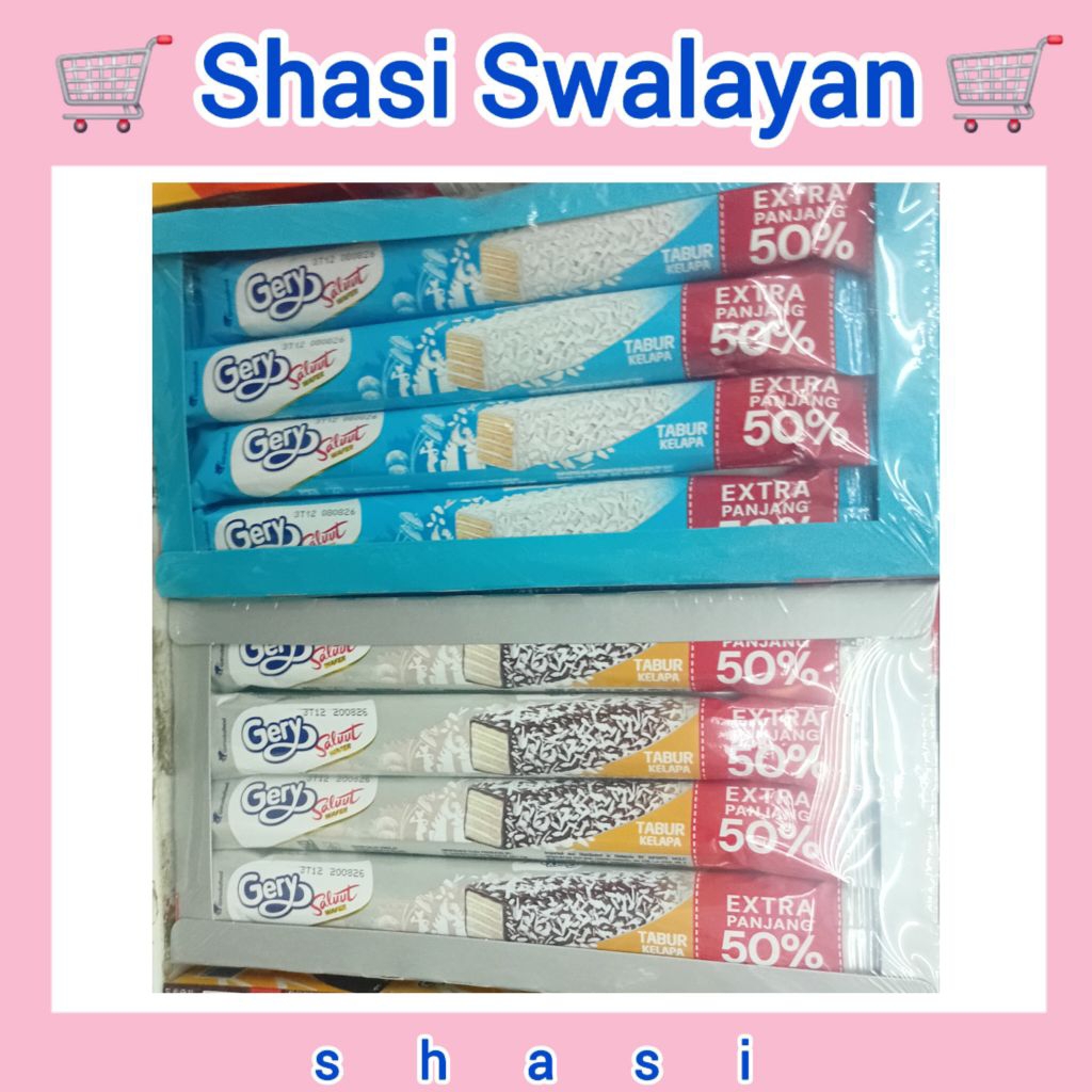 Gery Saluut Wafer Tabur Kelapa 12 Pcs