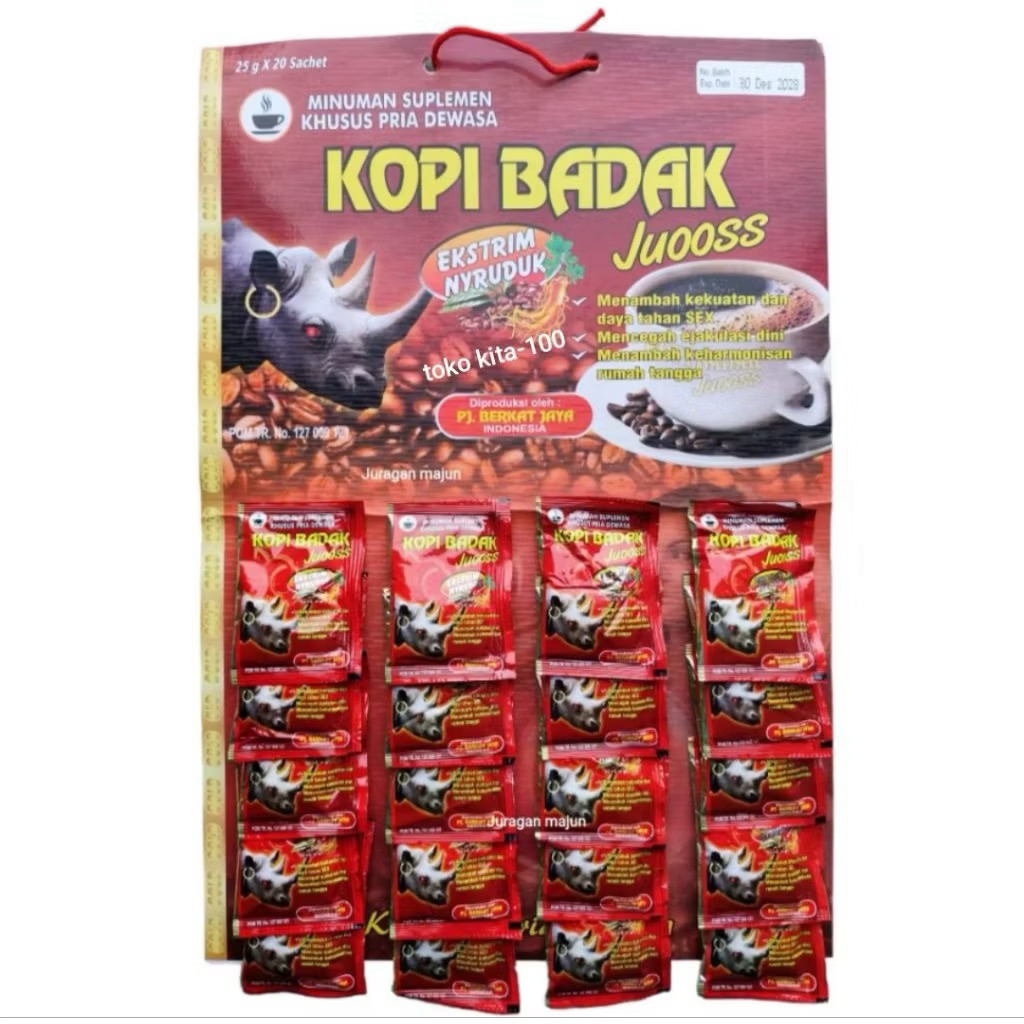 Kopi Badak 20 Sachet