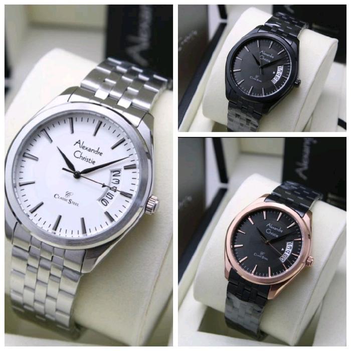 JAM TANGAN PRIA ALEXANDRE CHRISTIE AC 8674MD 8674 MD ORIGINAL