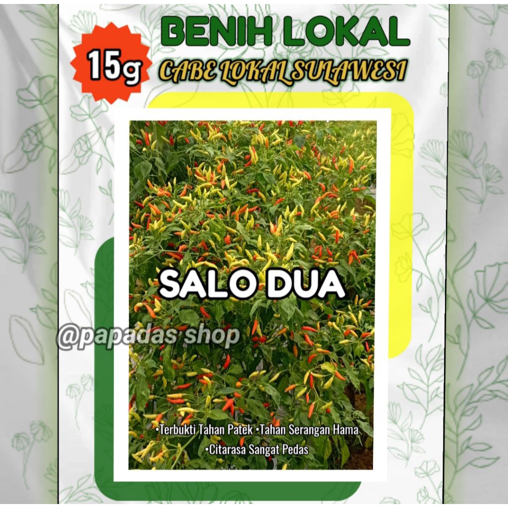 Bibit Cabe Rawit Lokal Salo Dua 15 Gram