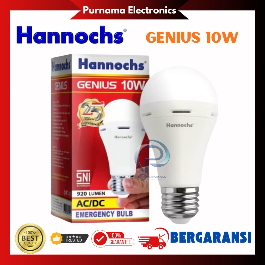Hannochs Lampu Emergency LED Genius 10 Watt