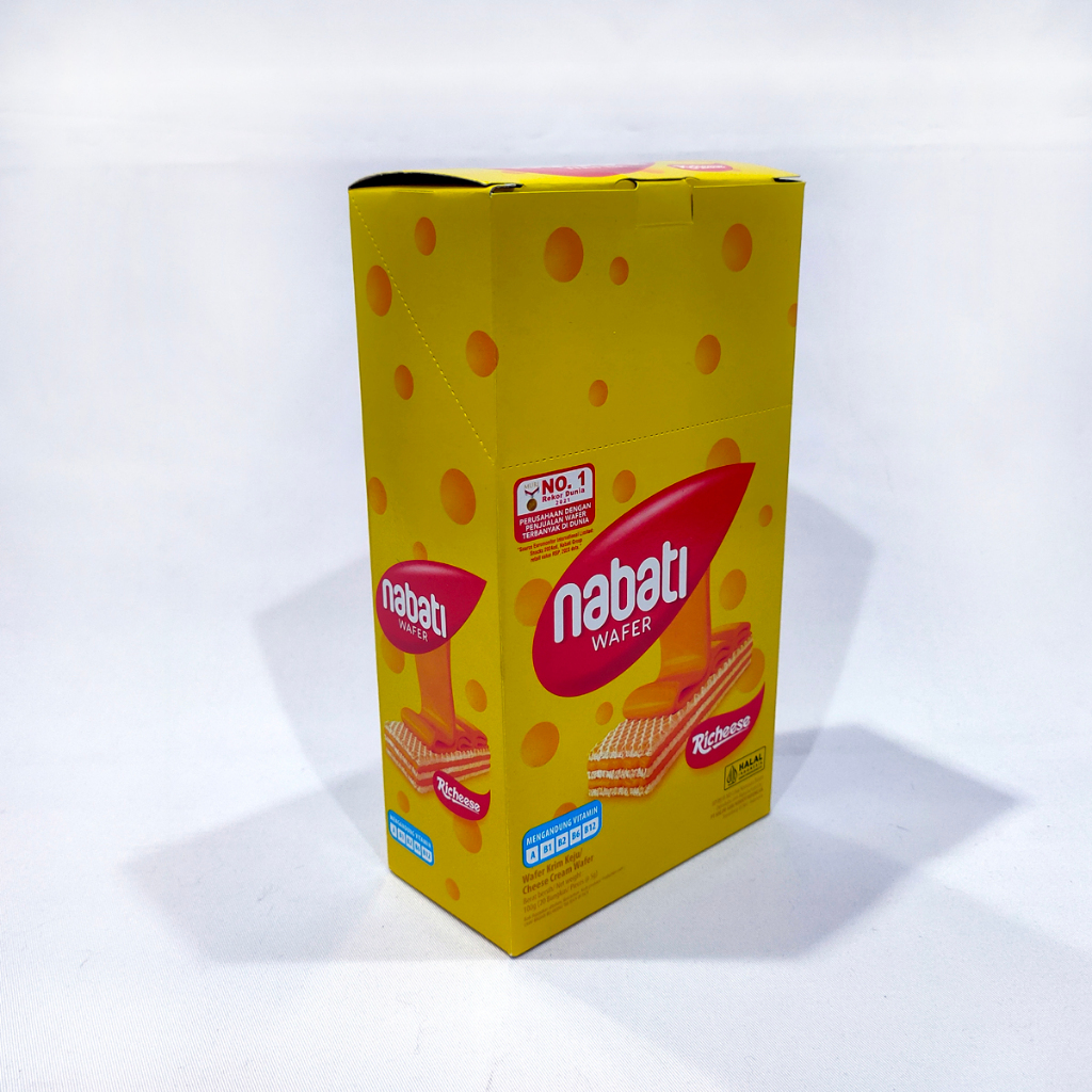 

Nabati Wafer Richeese 100 gr Isi 20 Bungkus