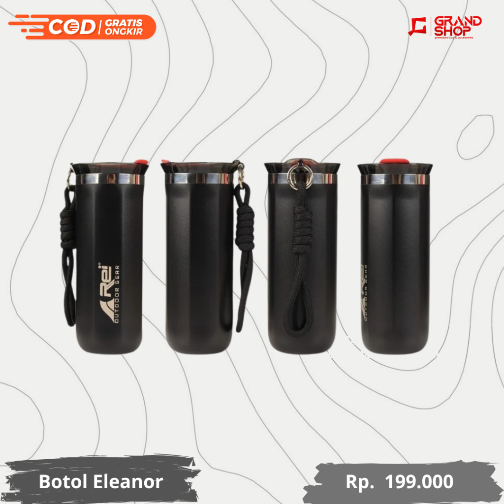 Botol Minum Eleanor Thumbler Hitam Arei Outdoorgear