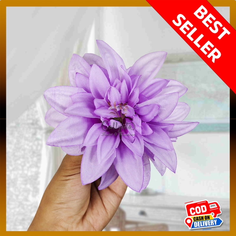 Kuntum Kepala Bunga Krisan Jumbo ARTIFICIAL PCS SATUAN  /Plastik/Dekorasi/Artificial/artifisial/rose