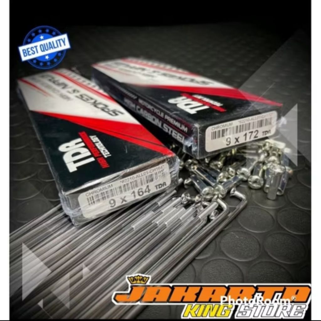 JARI-JARI TDR ORIGINAL CROM ORIGINAL UNTUK RING 18ISI 36PCS UNTUK RXKING VELG RING 18