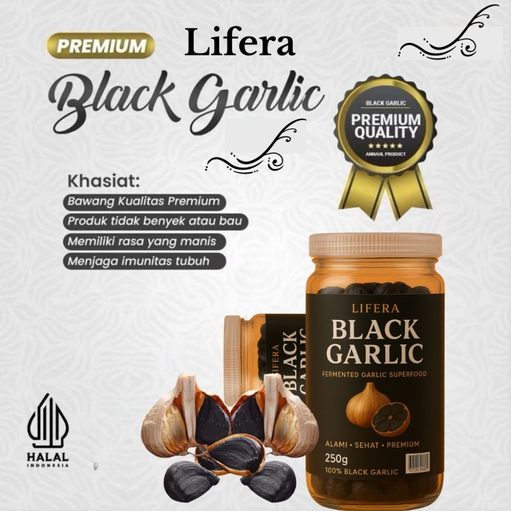 Bawang Hitam Tunggal Premium | Black Garlic | Black Garlic Premium