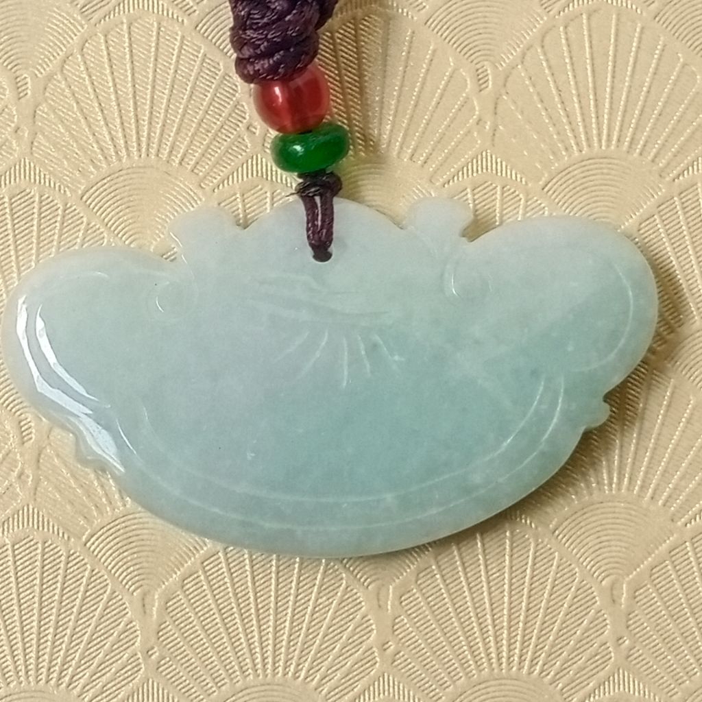 Giok Burma Liontin Ruyi