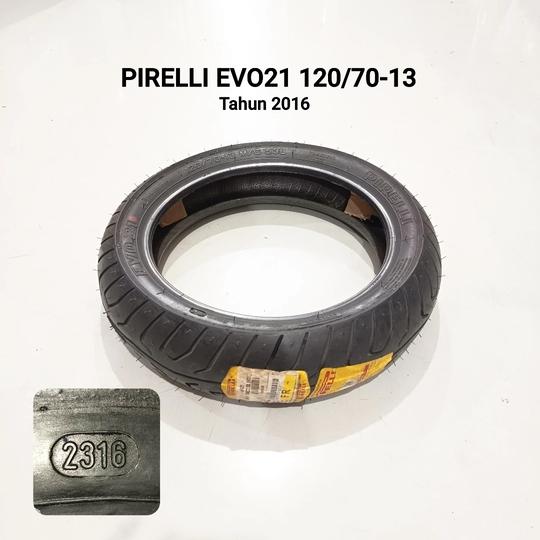 BAN LUAR PIRELLI EVO21 120/70-13 TAHUN 2016