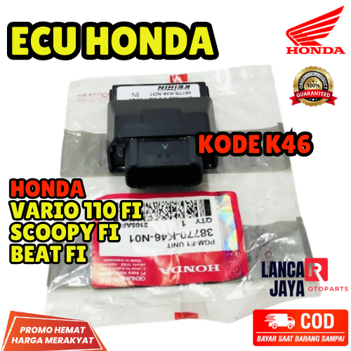 ECU HONDA K46 | AHM HONDA VARIO 110 FI, SCOOPY FI, BEAT FI ASLI ORIGINAL