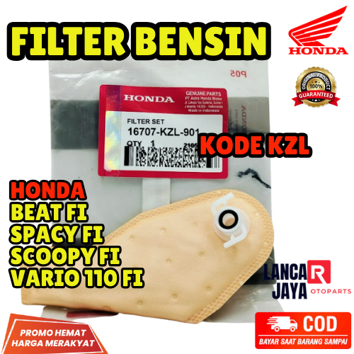 FILTER BENSIN HONDA KZL | AHM HONDA BEAT FI, SCOOPY FI, VARIO 110 FI ASLI ORIGINAL