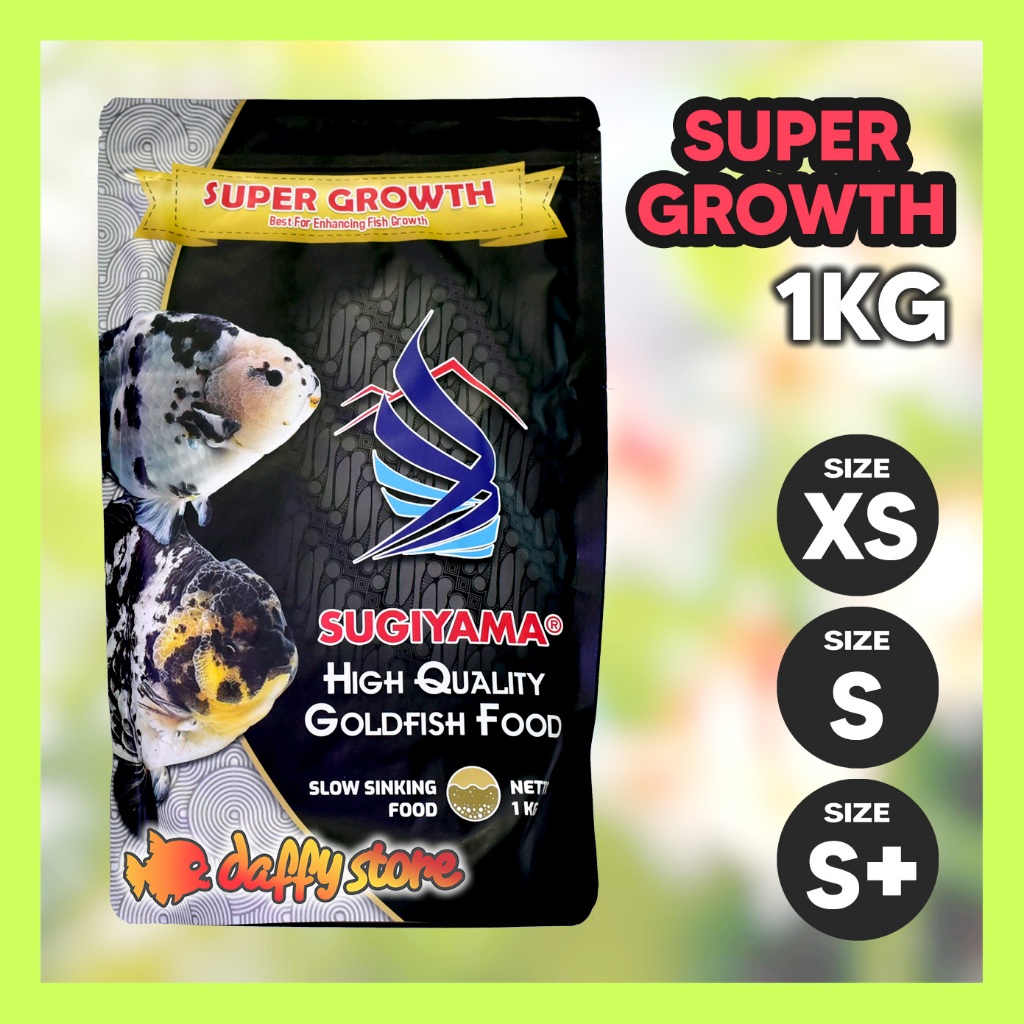 Pelet Koki TERBAIK 1KG : Sugiyama / Mega Jumbo : goldfish food pakan koki pelet koki