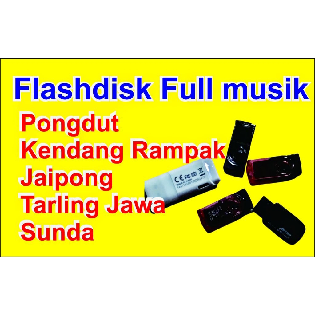 Flashdisk full musik Pongdut Kendang Rampak Jaipong Tarling Jawa Sunda
