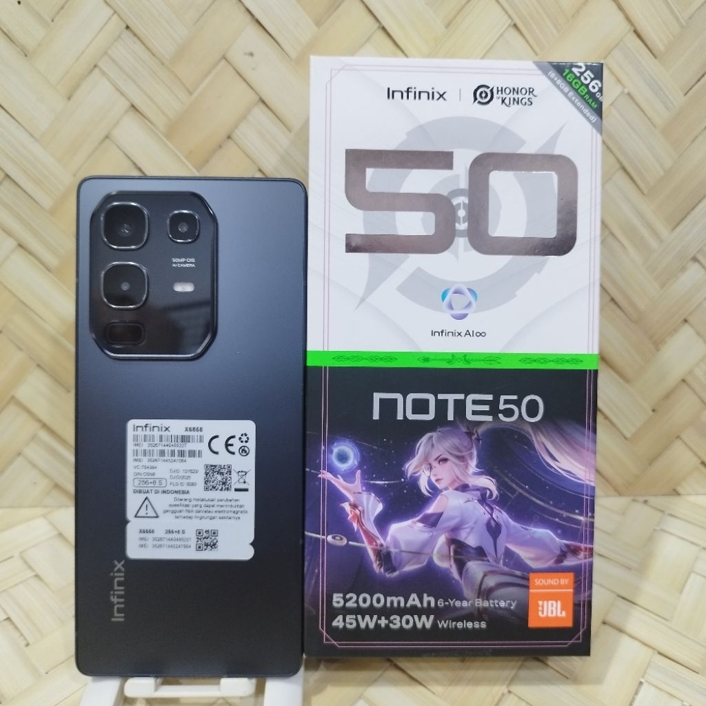 INFINIX NOTE 50 4G 8/256 HP SECOND ORIGINAL BERGARANSI