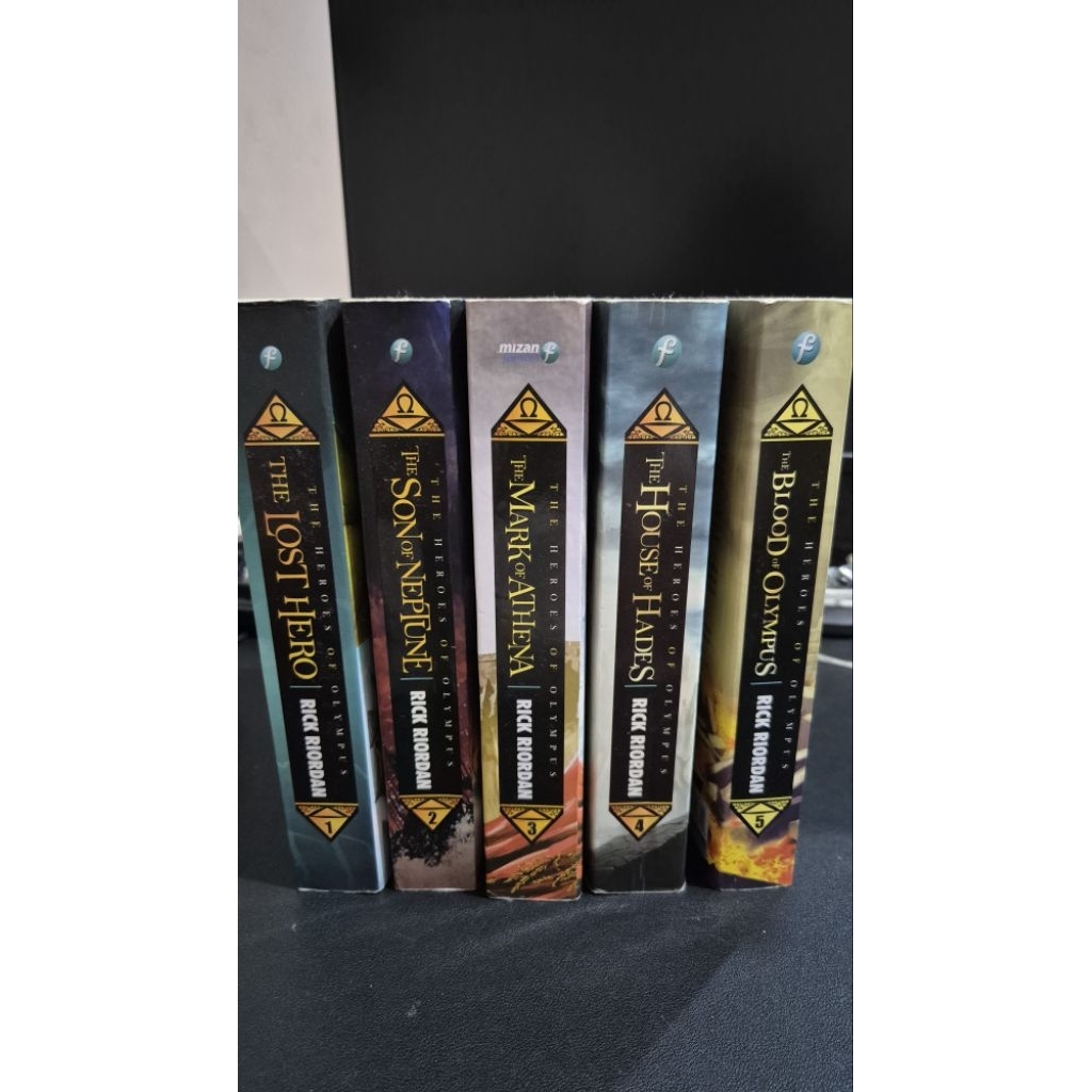 [Original Preloved] The Heroes of Olympus Series by Rick Riordan - Bahasa Indonesia