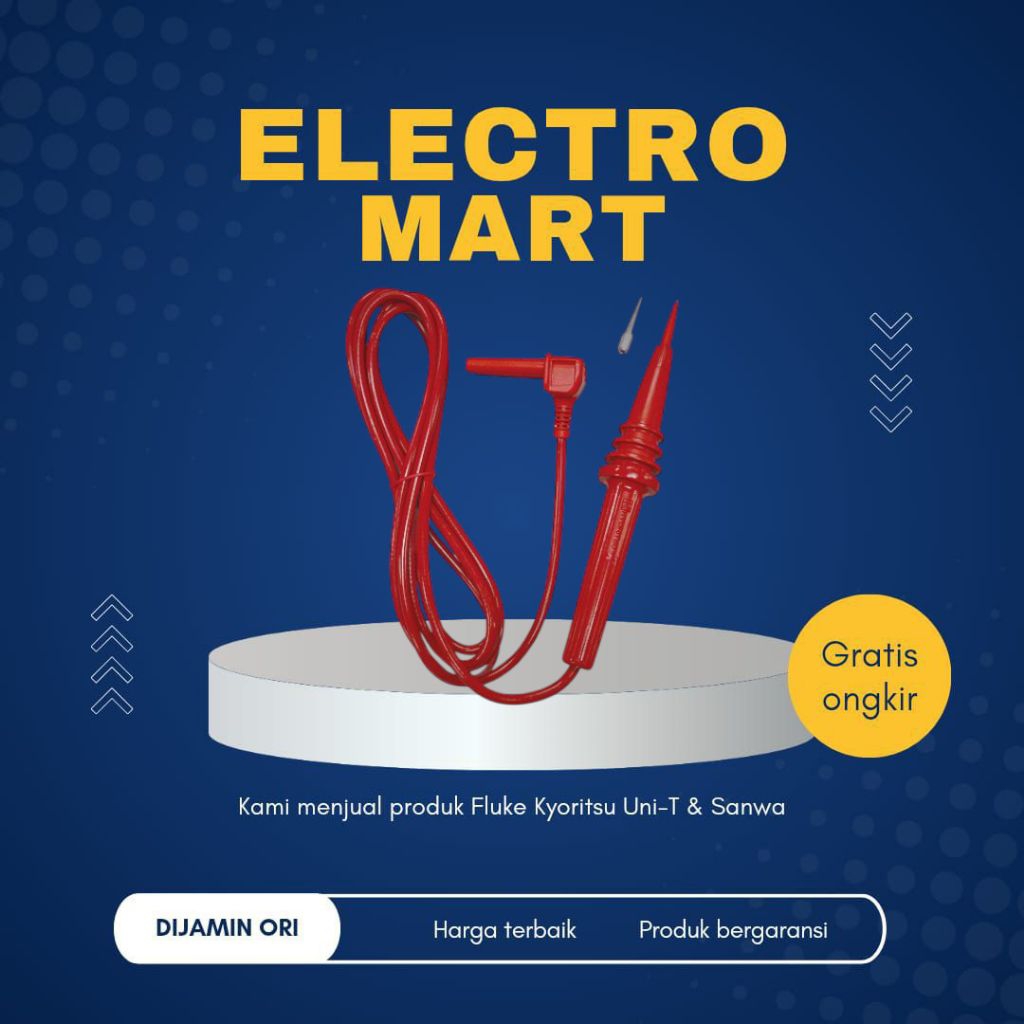 Kyoritsu 7165A Kabel Test Probe untuk Kyoritsu 3125A