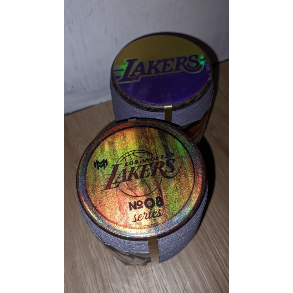 GELASAN MATOT LAKERS LIMITED EDITION SERI 08 BY GOLDEN WOLF 023 bahan abu import 6000yard 1pcs