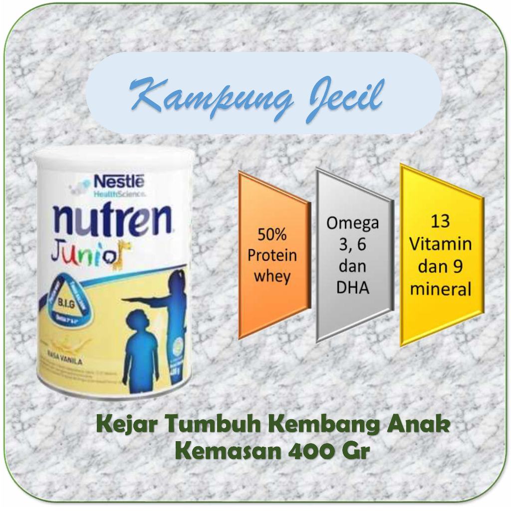 Nestle Nutren Junior 400g Susu Anak 1-10 Thn || Nestle Nutren Junior Kaleng 400g Tumbuh Optimal