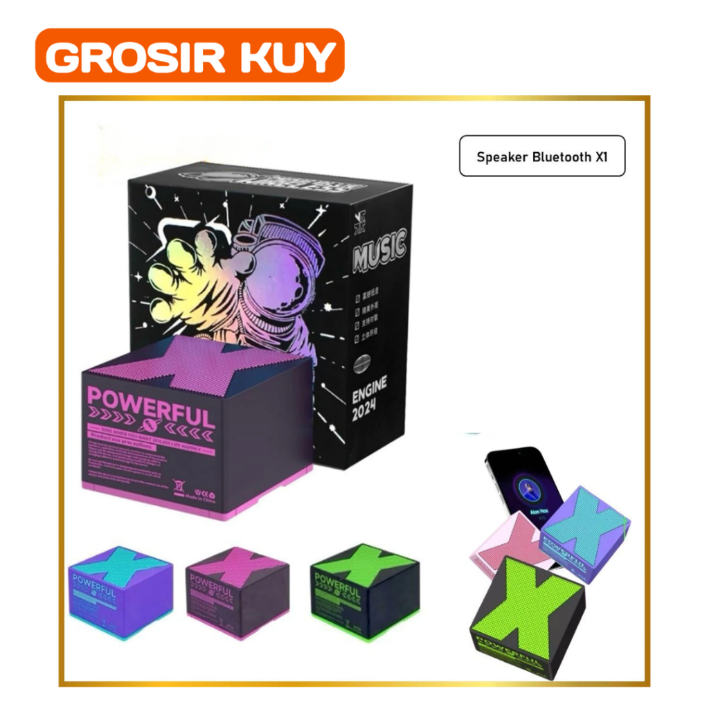 Bluetooth Speaker X1 Wireless BT 5.0 Portable Subwoofer Stereo Surround Sound Bluetooth Small Speake