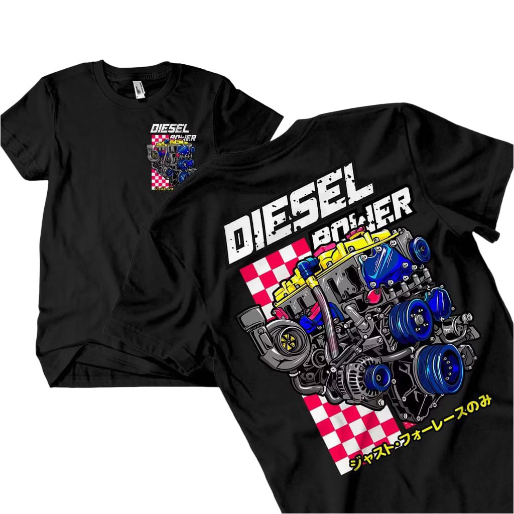 Kaos Diesel Power New Design - Kaos Mesin Diesel Kaos Distro Kaos Pria